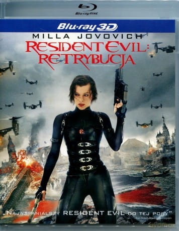 RESIDENT EVIL 5 RETRYBUCJA BLU-RAY 3D JOVOVICH