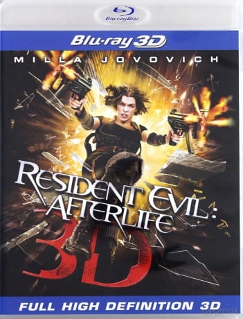 RESIDENT EVIL 4 AFTERLIFE 2D+3D BLU-RAY 3D JOVOVICH