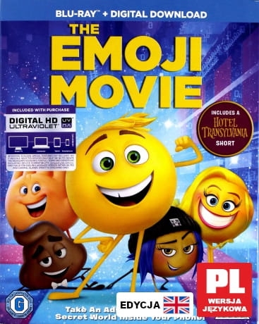 EMOTKI FILM BLU RAY TARA STRONG BOB BERGEN T J MILLER