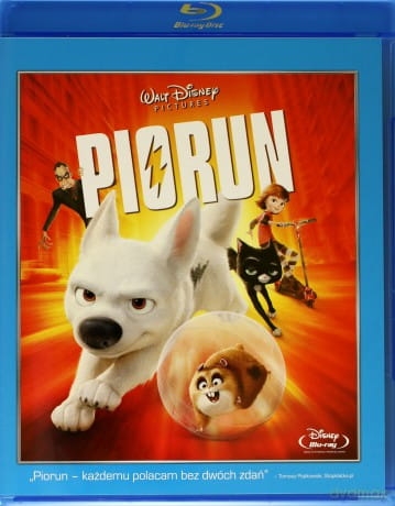 PIORUN DISNEY BLUE RAY TARA STRONG JOHN TRAVOLTA PAUL PAPE