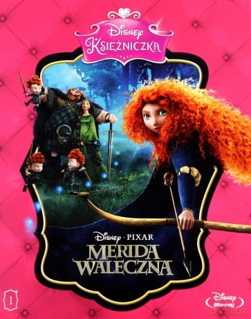 MERIDA WALECZNA DISNEY KSIĘŻNICZKA BLU RAY  PATRICK DOYLE JULIE WALTERS