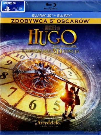 HUGO I JEGO WYNALAZEK 3D BLU RAY 3D BLU RAY