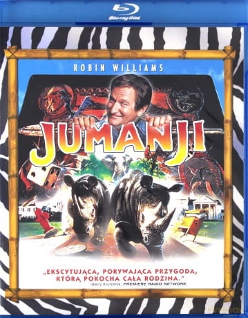 JUMANJI BLU RAY FRANK WELKER  JAMES HANDY DANIEL OLSEN 