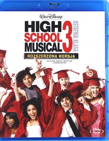 HIGH SCHOOL MUSICAL 3 OTATNIA KLASA BLU RAY DISNEY 