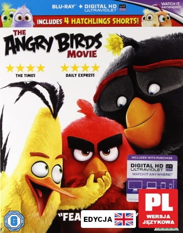 ANGRY BIRDS MOVIE BLU RAY BILL HADER SEAN PENN TONY HALE 