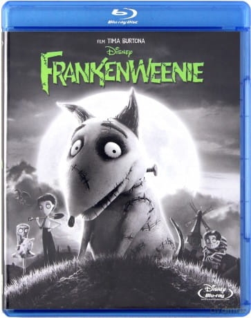 FRANKENWEENIE BLU RAY  DISNEY TOM KENNY MARTIN SHORT 