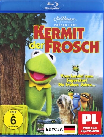 DZIECIŃSTWO KERMITA BLU RAY HENSON GUMPEL