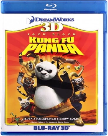 KUNG FU PANDA 3D BLU RAY HONG CHAN BLACK