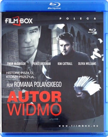 AUTOR WIDMO BLU RAY EWAN MCGREGOR  PIERCE BROSNAN