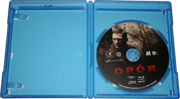 OPÓR BLU RAY HITLER MARGOLIS CRAIG KOMAN 