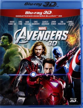 AVENGERS BLU RAY 3D DOWNEY JR L JACKSON 