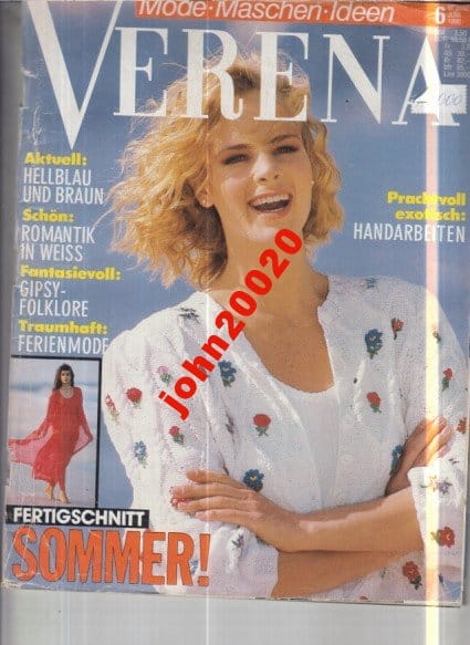 6/1990 VERENA MODE.WYKROJE