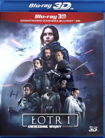 ŁOTR 1 GWIEZDNE WOJNY HISTORIE BLU RAY 3D STAR WARS