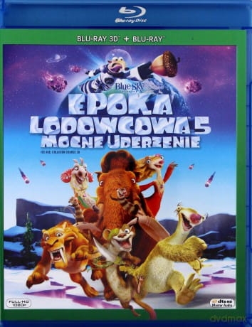 EPOKA LODOWCOWA  5 MOCNE UDERZENIE 3D  BLU RAY 