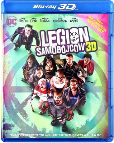 LEGION SAMOBÓJCÓW 3D BLU RAY WILL SMITH JARED LETO