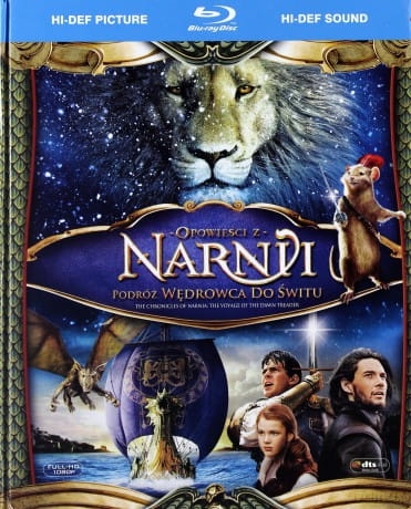 OPOWIEŚCIE Z NARNII PODRÓŻ WĘDROWCA DO ŚWITU  BLU RAY 27,9
