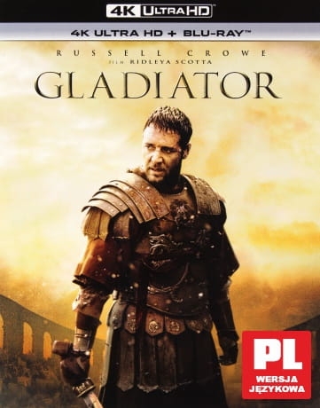 GLADIATOR BLU-RAY 4K JACOBI CURRAN