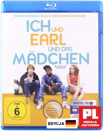 EARL I JA UMIERAJĄCA DZIEWCZYNAN BLU RAY SHANNON