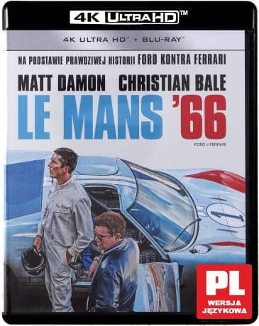 LE MANS 66 BLU-RAY 4K UHD GOUGH DAMON