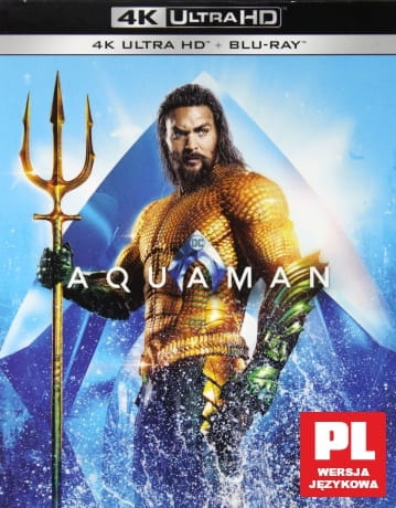 AQUAMAN BLU-RAY 4K UHD DAFOE FALVO