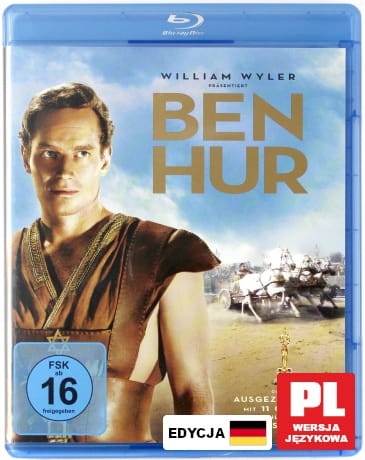 BEN HUR BLU RAY  HESTON HAWKINS 