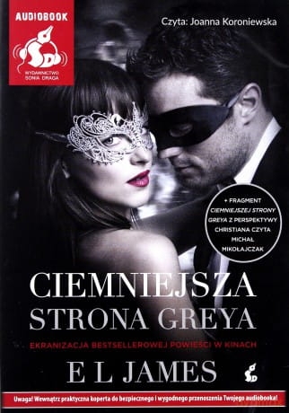 CIEMNIEJSZA STRONA GREYA CD E L JAMES M MIKOŁAJCZAK     