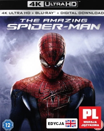 NIESAMOWITY SPIDER MAN BLU RAY 4K MARVEL STAN LEE 