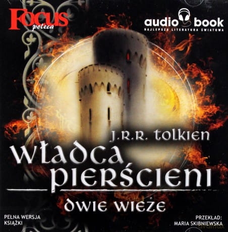 WŁADCA PIERŚCIENI DWIE WIEŻE CD MP3  J R R TOLKIEN