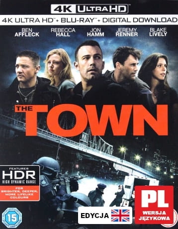 MIASTO ZŁODZIEI BLU RAY 4K UHD AFFLECK CRAIG FALVO 