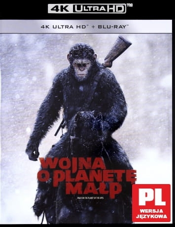 WOJNA O PLANETĘ MAŁP  BLU RAY 4K U HD HARRELSON 