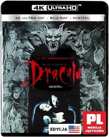 DRACULA BLU RAY 4K UHD HOPKINS OLDMAN WAITS 