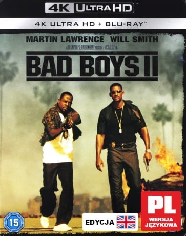 BAD BOYS II BLU-RAY 4K UHD LAWRENCE SMITH