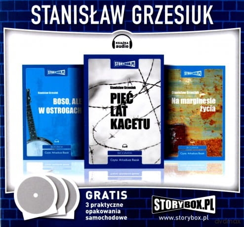 BOSO ALE W OSTROGACH PIĘĆ LAT KACETU 3 CD MP3 GRZESIUK  