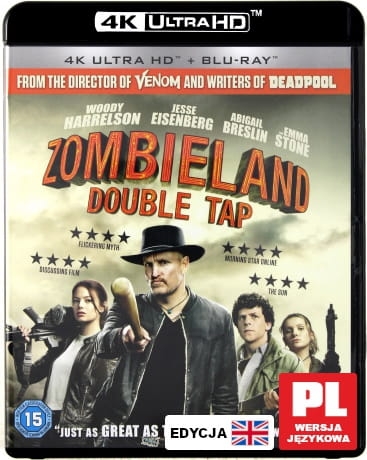 ZOMBILAND KULKI W ŁEB BLU RAY 4K UHD FLEISCHER 
