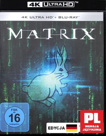 MATRIX BLU RAY 4K UHD WACHOWSKI REEVES 
