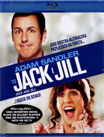 JACK I JILL BLU RAY SANDLER CHAND FARLEY DEPP LANE 