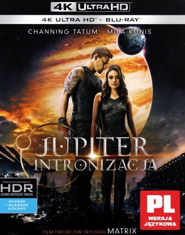 JUPITER INTRONIZACJA BLU RAY 4K WACHOWSKI KUNIS 
