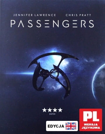 PASAŻEROWIE BLU RAY 4K UHD TYLDUM LAWRENCE PRATT 