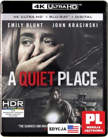 CICHE MEJSCE BLU RAY 4K UHD BLUNT KRASINSKI 