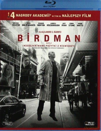 BIRDMAN BLU RAY KEATON NORTON RYAN WATTS 
