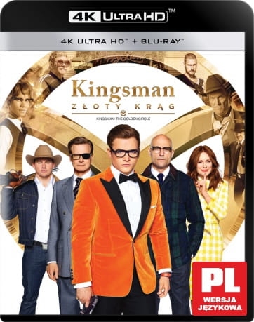 KINGSMAN ZŁOTY KRĄG BLU RAY 4K BLU RAY UHD 