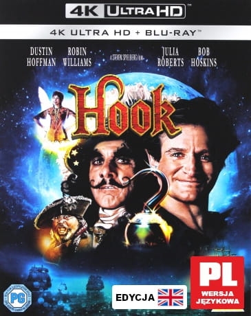 HOOK BLU-RAY 4K UHD WILLIAMS HOFFMAN