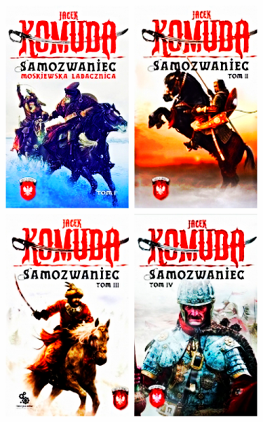 SAMOZWANIEC 1-4 JACEK KOMUDA NOWE  1429 STRON CAŁOŚĆ 