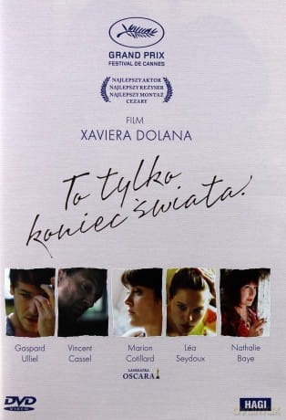 TO TYLKO KONIEC ŚWIATA DVD  CASSEL COTILLARD