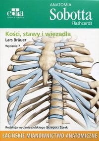ANATOMIA SOBOTTA FLASHCARDS KOŚCI STAWY L BRAUER 