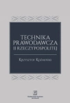 TECHNIKA PRAWODAWCZA II RZECZYPOSPOLITEJ
