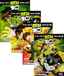 BEN 10 ODCINKI 1-52 PAKIET 8 DVD