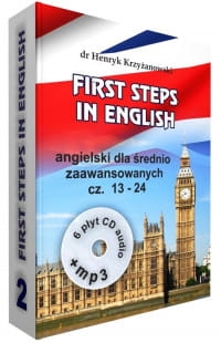 FIRST STEPS IN ENGLISH DLA ŚREDNIOZAAWANSOWANYCH 6CD 