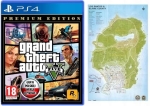 GRAND THEFT AUTO V GTA 5 PL WERSJA PREMIUM+MAP PS4