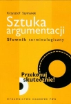 SZTUKA ARGUMENTACJI SŁOWNIK TERMINOLOGICZNY 